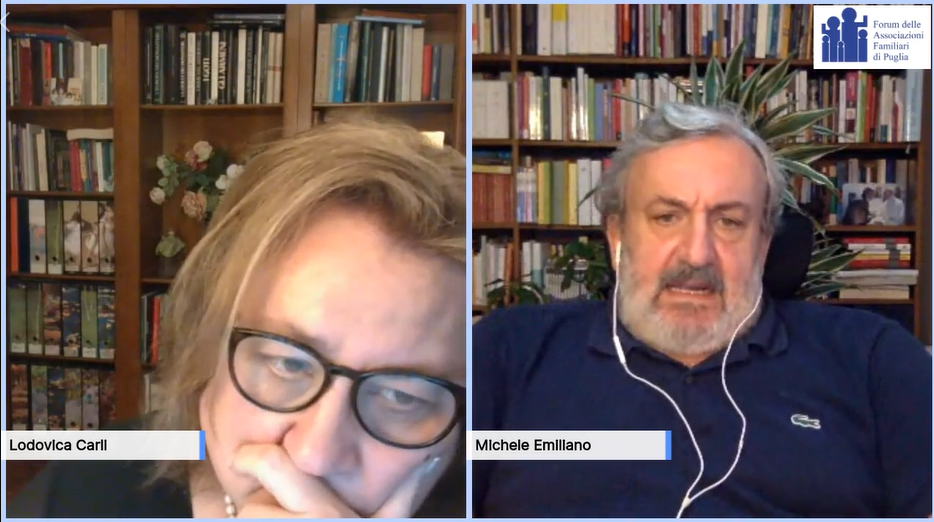 Il presidente Emiliano in diretta col Forum Puglia: il video integrale