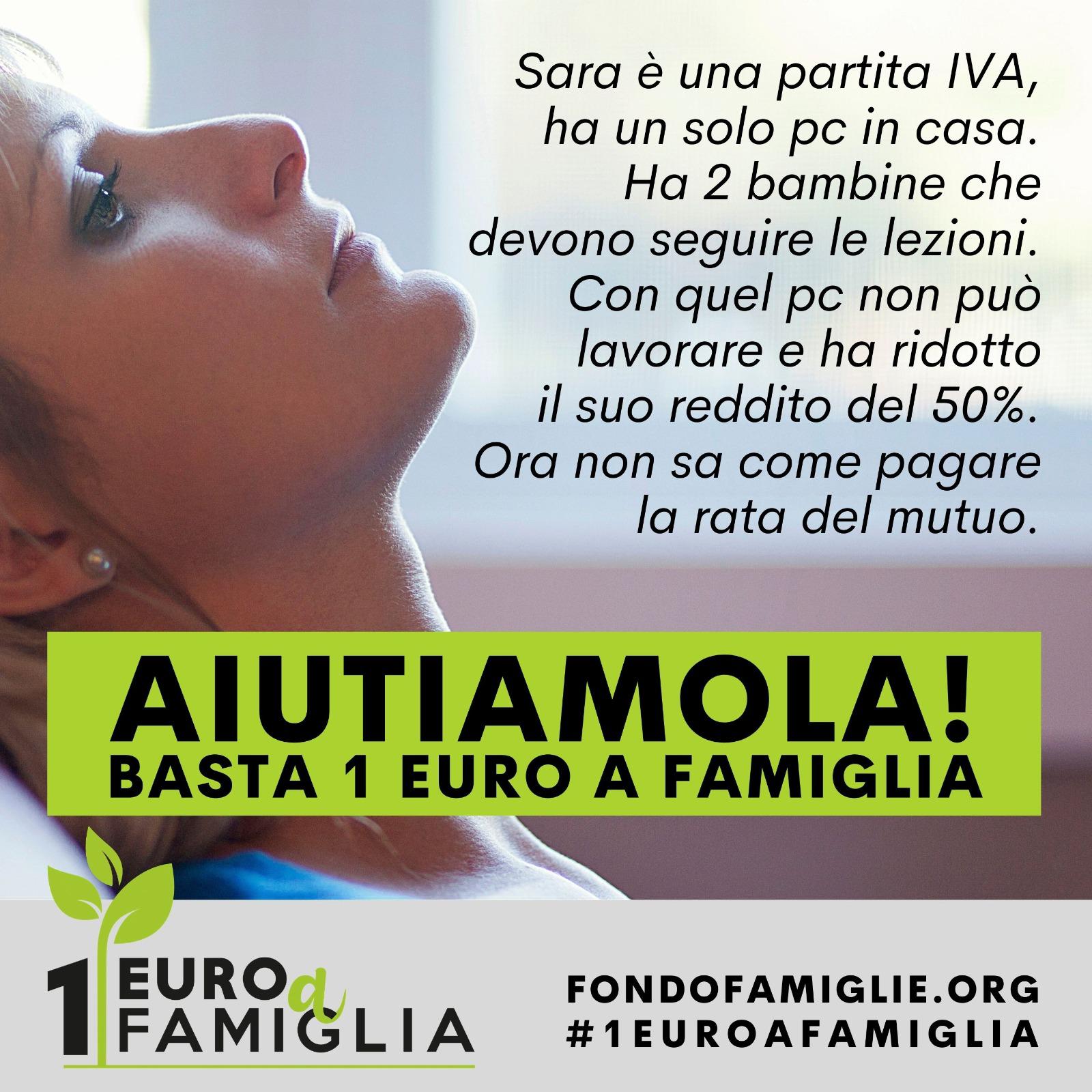 1 € a famiglia, il poco che fa tanto
