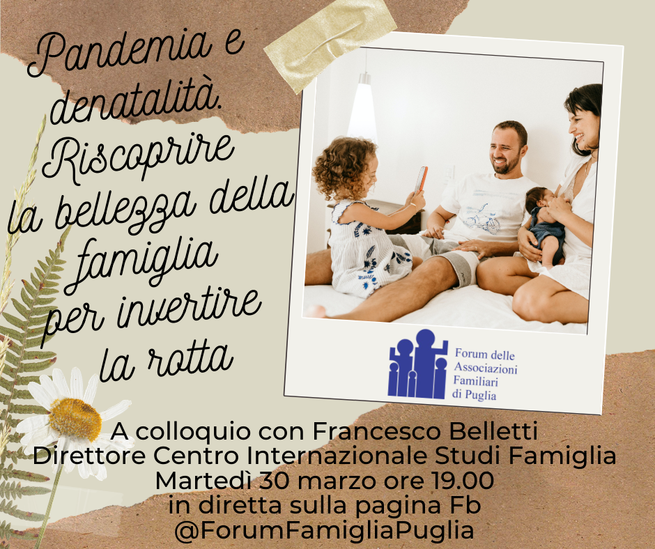 “Giovani, famiglia e futuro attraverso la pandemia”, a colloquio col direttore Cisf Francesco Belletti